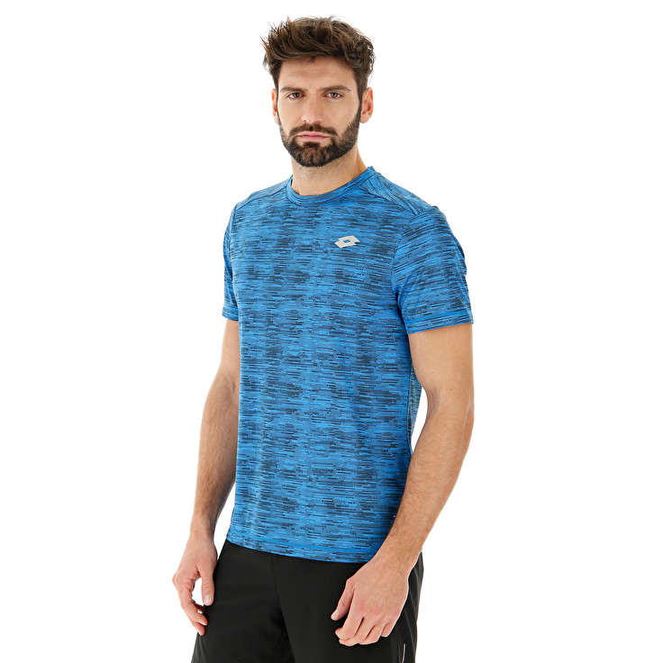 Lotto Men's Speedrun Ii T-Shirts Blue Canada ( IUAR-39218 )